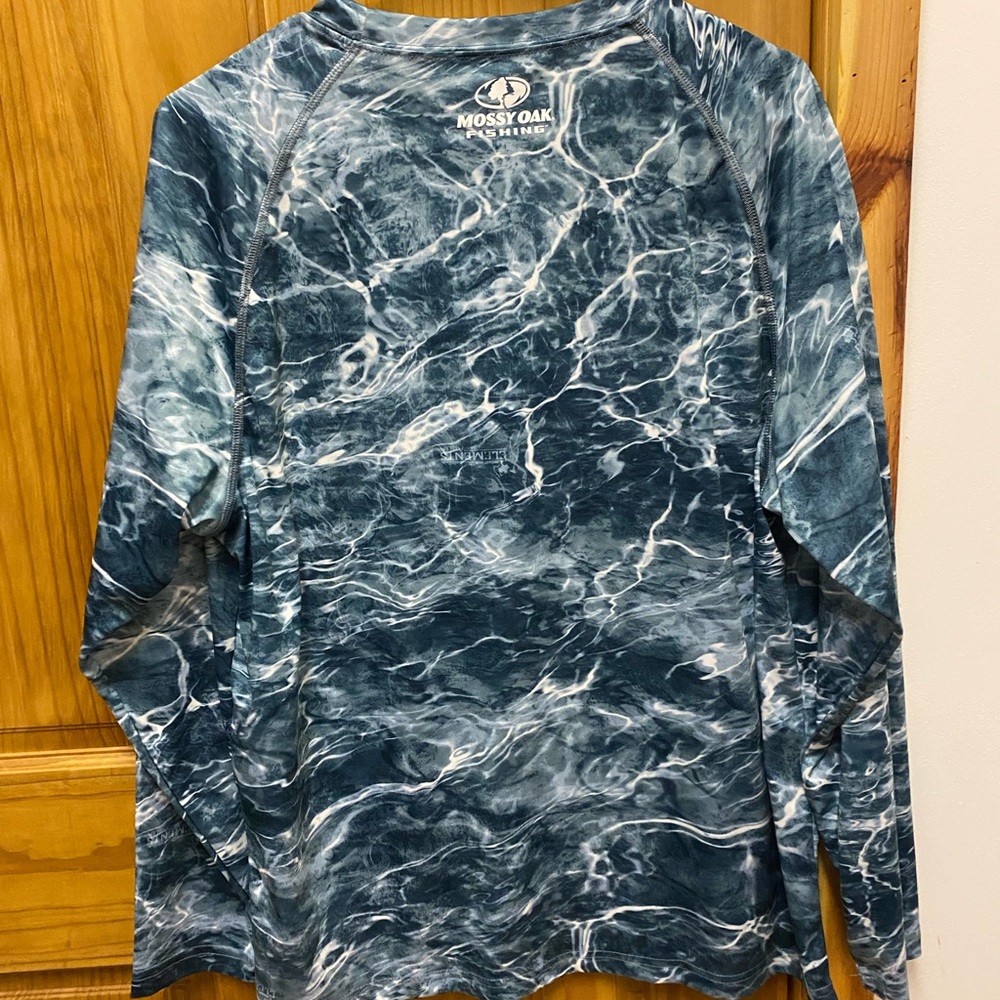 mossy oak elements long sleeve tech shirts for men size L